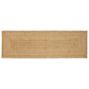 vidaXL Tapijt Beige 80 x 300 cm Jute
