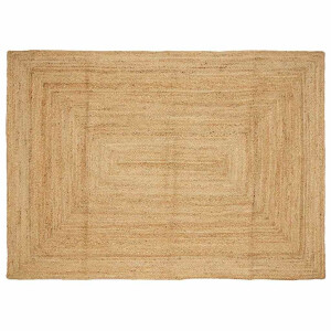 vidaXL Tapijt Beige 200 x 290 cm Jute