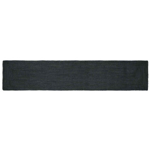 vidaXL Vloerkleden Rechthoekig Donkergrijs 60 x 400 cm Jute
