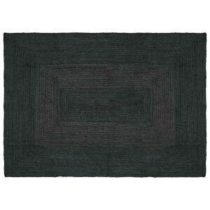 vidaXL Vloerkleden Rechthoekig Donkergrijs 140 x 200 cm Jute