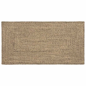 vidaXL Vloerkleden Rechthoekig Naturel en Zwart 80 x 150 cm Jute