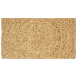 vidaXL Vloerkleden Rechthoekig Bruin 80 x 150 cm Jute