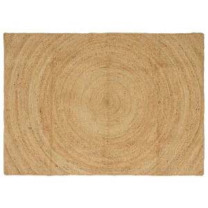 vidaXL Vloerkleden Rechthoekig Bruin 140 x 200 cm Jute