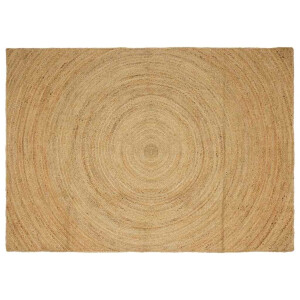 vidaXL Vloerkleden Rechthoekig Bruin 240 x 340 cm Jute