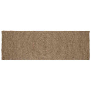 vidaXL Vloerkleden Rechthoekig Grijs 80 x 250 cm Jute