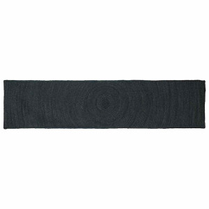 vidaXL Vloerkleden Rechthoekig Donkergrijs 60 x 200 cm Jute