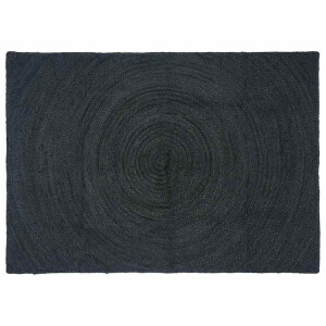 vidaXL Vloerkleden Rechthoekig Donkergrijs 140 x 200 cm Jute