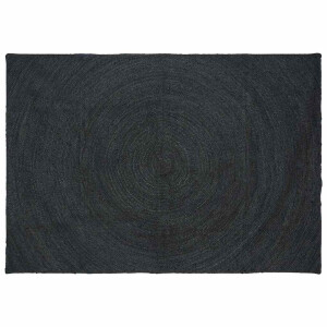 vidaXL Vloerkleden Rechthoekig Donkergrijs 200 x 290 cm Jute