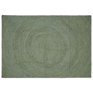 vidaXL Vloerkleden Olijfgroen 160 x 230 cm Jute