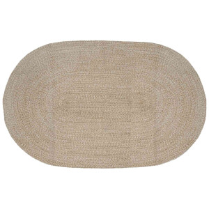 vidaXL Vloerkleden Wit 152 x 245 cm Jute