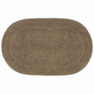 vidaXL Vloerkleden Zwart 152 x 245 cm Jute