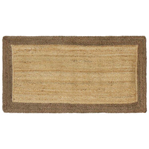 vidaXL Vloerkleden Grijs 60 x 110 cm Jute