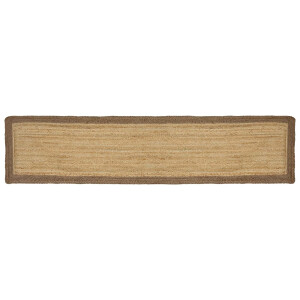 vidaXL Vloerkleden Grijs 60 x 300 cm Jute