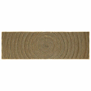 vidaXL Vloerkleed Natuurlijk en Zwart 80 x 250 cm Jute