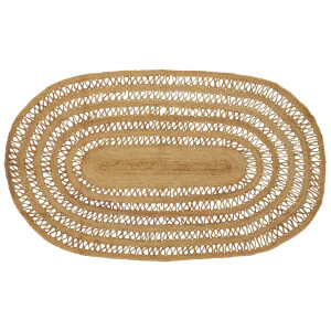 vidaXL Vloerkleden Naturel 152 x 245 cm Jute
