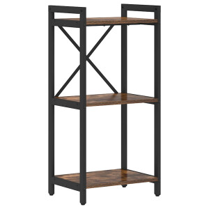 vidaXL Boekenkast Gerookt eiken 40 x 30 x 85 cm Bewerkt hout