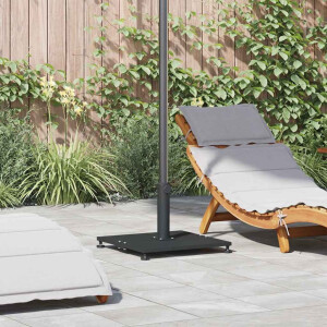 vidaXL Buiten Parasols Zwart 45 x 45 x 31 cm Staal