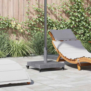 vidaXL Buiten Parasols Donkerhout 45 x 45 x 32 cm Staal, Beton