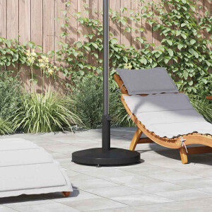 vidaXL Buiten Parasols Zwart 48 x 48 x 32 cm Staal, Beton