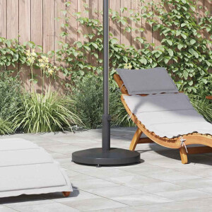 vidaXL Buiten Parasols Donkergrijs 48 x 48 x 32 cm Staal, Beton