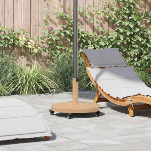 vidaXL Buiten Parasols Lichthout 48 x 48 x 32.5 cm Staal, Beton