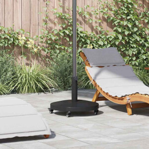 vidaXL Buiten Parasols Zwart 48 x 48 x 32.5 cm Staal, Beton