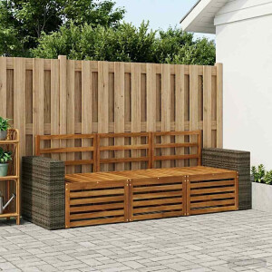 vidaXL Sofa-Sets 3 pcs Massief Acaciahout