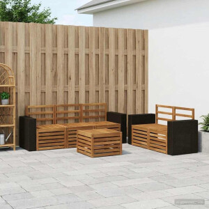 vidaXL Sofa-Sets Massief Acaciahout