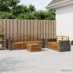 vidaXL Sofa-Sets Massief Acaciahout