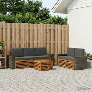 vidaXL Sofa-Sets Massief Acaciahout