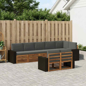vidaXL Sofa-Sets Massief Acaciahout