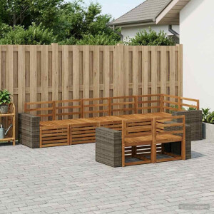 vidaXL Sofa-Sets Massief Acaciahout
