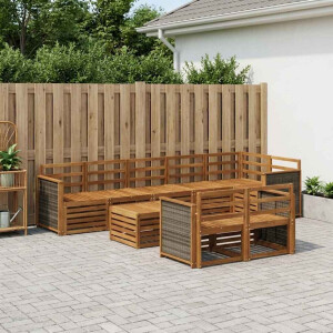 vidaXL Sofa-Sets Massief Acaciahout