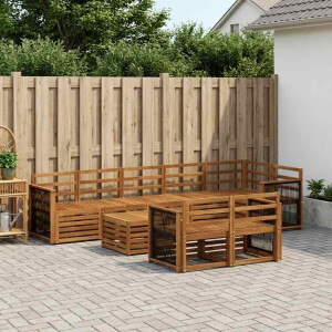 vidaXL Sofa-Sets Massief Acaciahout