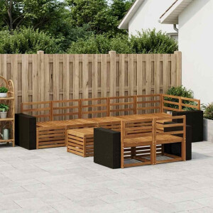 vidaXL Sofa-Sets Massief Acaciahout