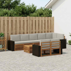 vidaXL Sofa-Sets Massief Acaciahout