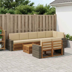 vidaXL Sofa-Sets Massief Acaciahout