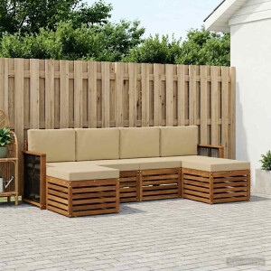 vidaXL Sofa-Sets Massief Acaciahout