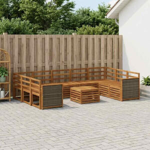 vidaXL Sofa-Sets Massief Acaciahout