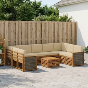 vidaXL Sofa-Sets Massief Acaciahout