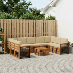 vidaXL Sofa-Sets Massief Acaciahout