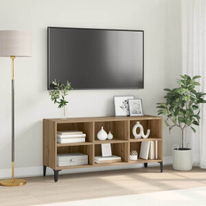 vidaXL Tv-meubelset Bruin 69,5 x 30 x 50 cm Bewerkt hout