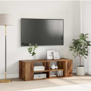 vidaXL Tv-meubelset Oud Hout 102 x 35 x 35 cm Bewerkt hout