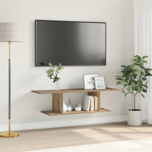 vidaXL Tv-meubelset Artisan Eiken 102 x 35 x 35 cm Bewerkt hout