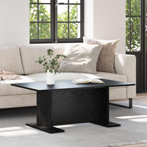 vidaXL Salontafel Zwart eiken 103,5 x 60 x 40 cm Bewerkt hout