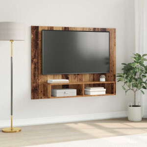 vidaXL Tv-meubelset Oud Hout 120 x 23,5 x 90 cm Bewerkt hout