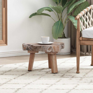 vidaXL Nachtkastje Bruin 40 x 40 x 25 cm Massief Gerecycled Hout