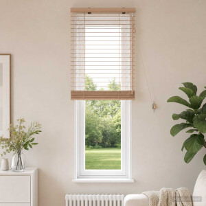 vidaXL Venetiaanse jaloezie Eiken Look 60 x 130 cm 35 mm