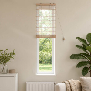 vidaXL Venetiaanse jaloezie Eiken Look 50 x 160 cm 35 mm