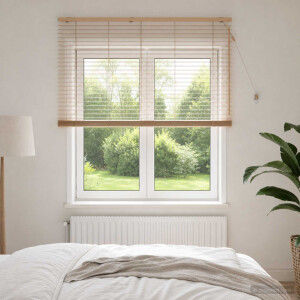 vidaXL Venetiaanse jaloezie Eiken Look 130 x 160 cm 35 mm